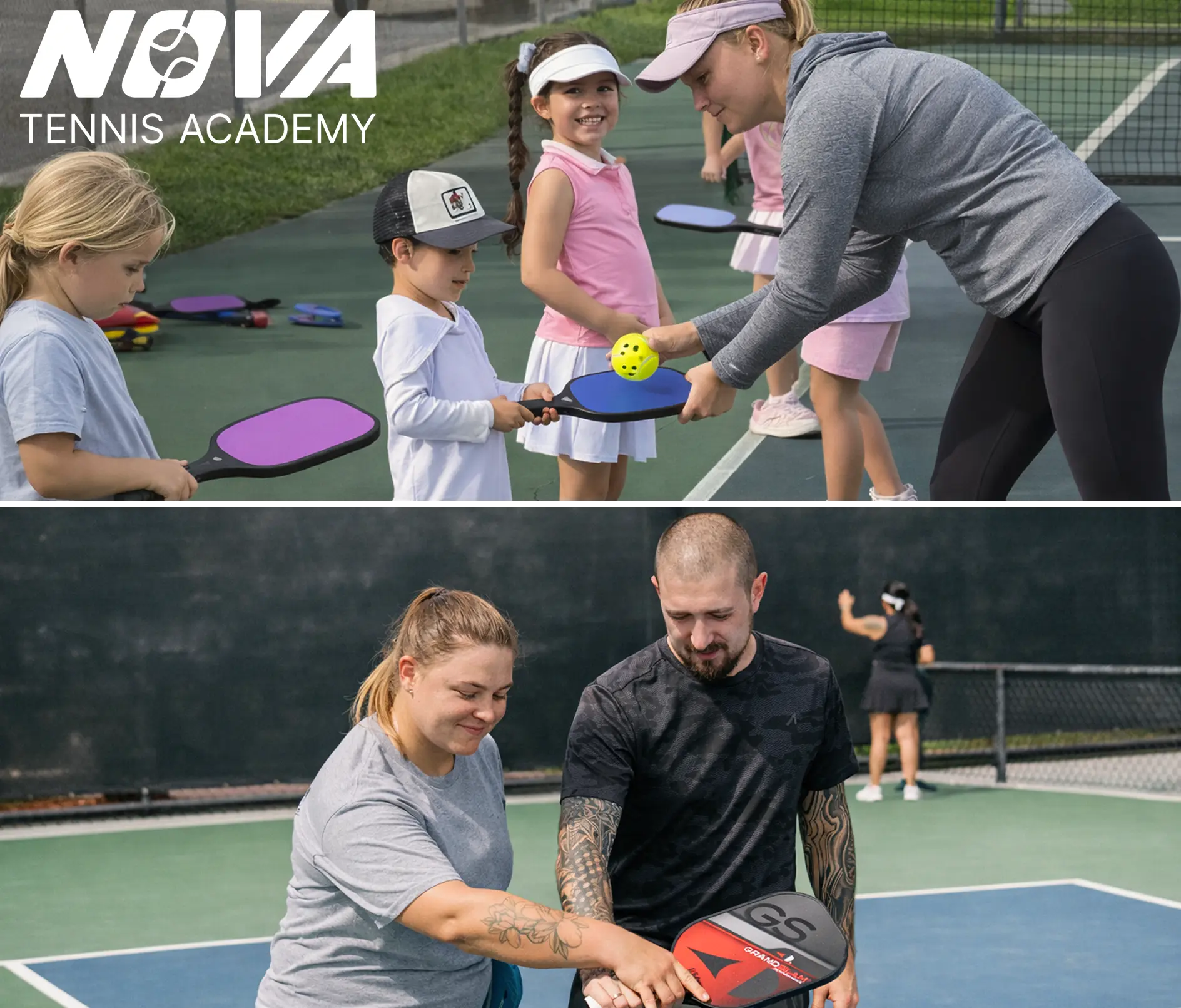 Pickleball open-play courts at Taste of Dania Beach